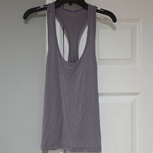 ALO Yoga Purple Racerback Tank Top